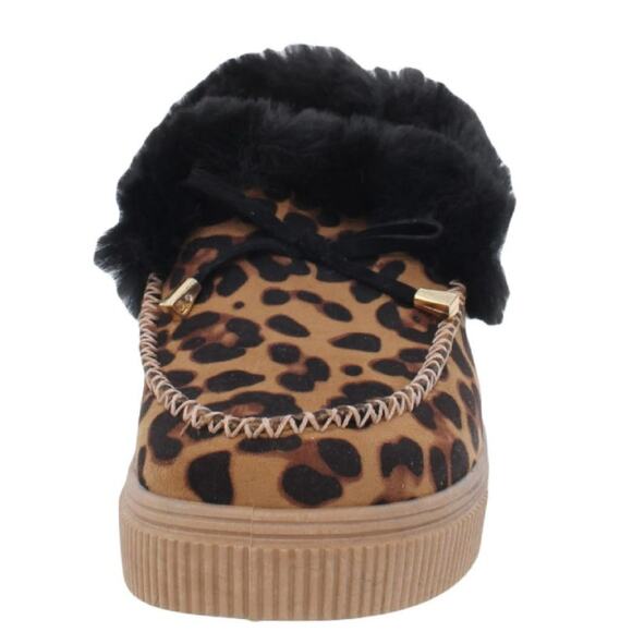 Journee Collection Women's Tru Comfort Foam Midnight Slipper Shoes Brown Leopard - Picture 3 of 4